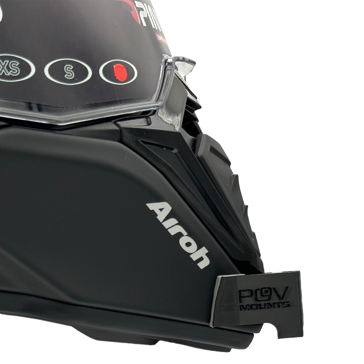 POV Mount for AIROH COMMANDER / COMMANDER 2 / GS PURE