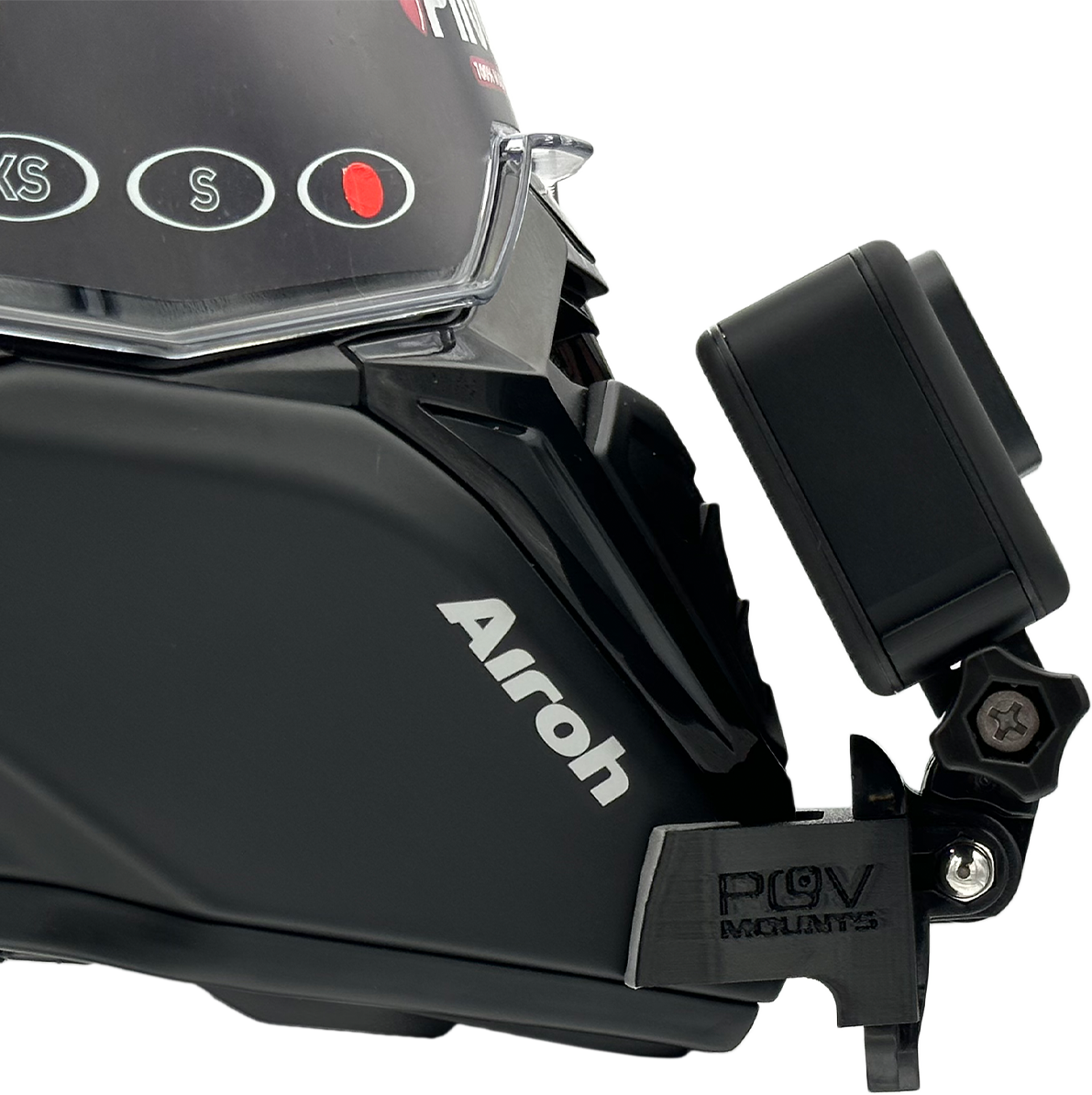 POV Mount for AIROH COMMANDER / COMMANDER 2 / GS PURE