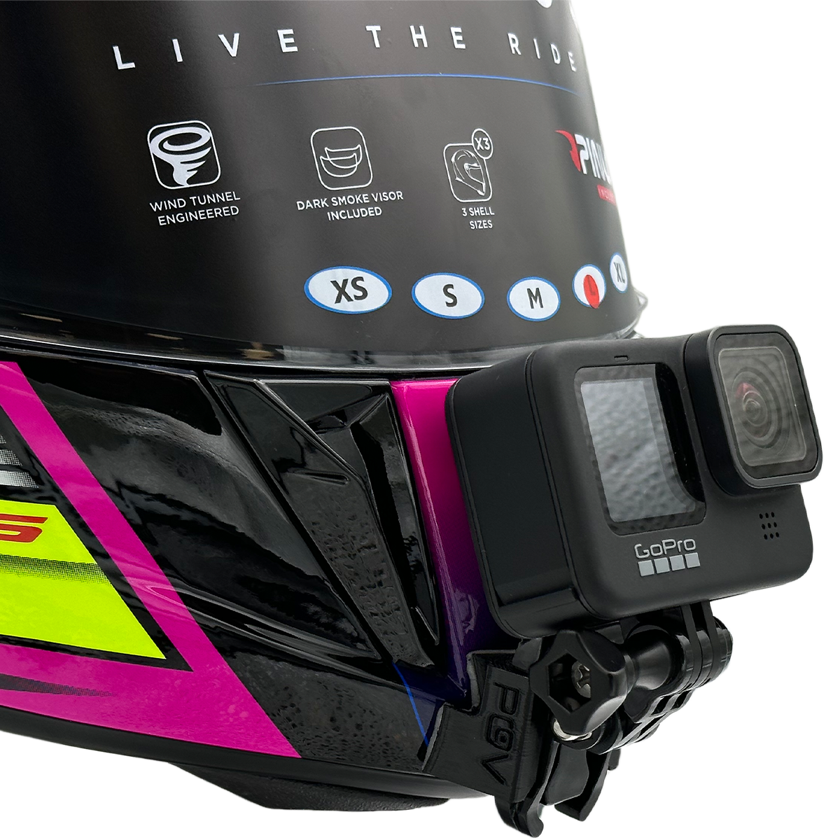 POV Mount for AIROH GP 550 / GP 500 S