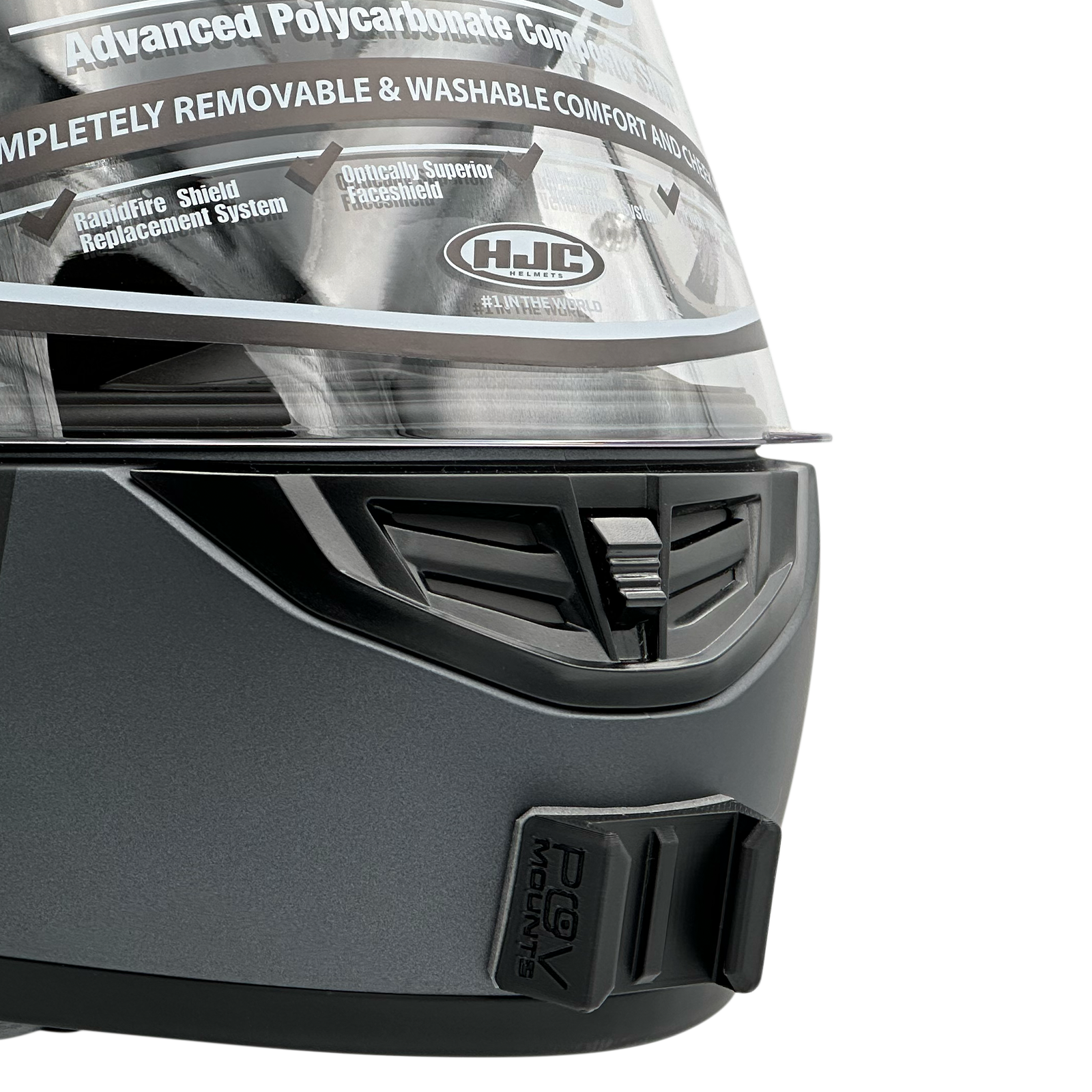 hjc cs-15 helmet POV Mount for – POV Mounts 1912 John J. HILDEBRANDT The Optically Safe Size:4000FG