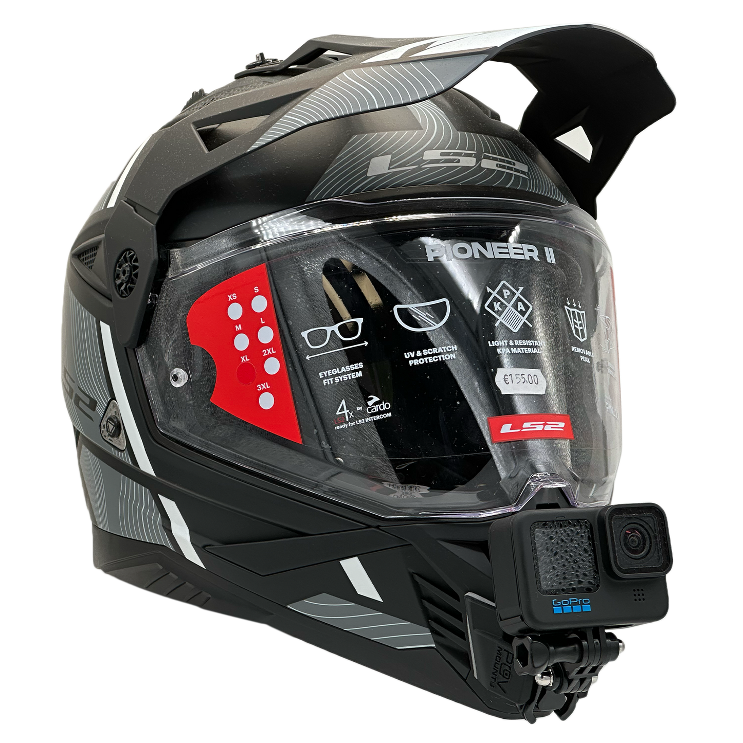 POV Mount for LS2 MX702 PIONEER II