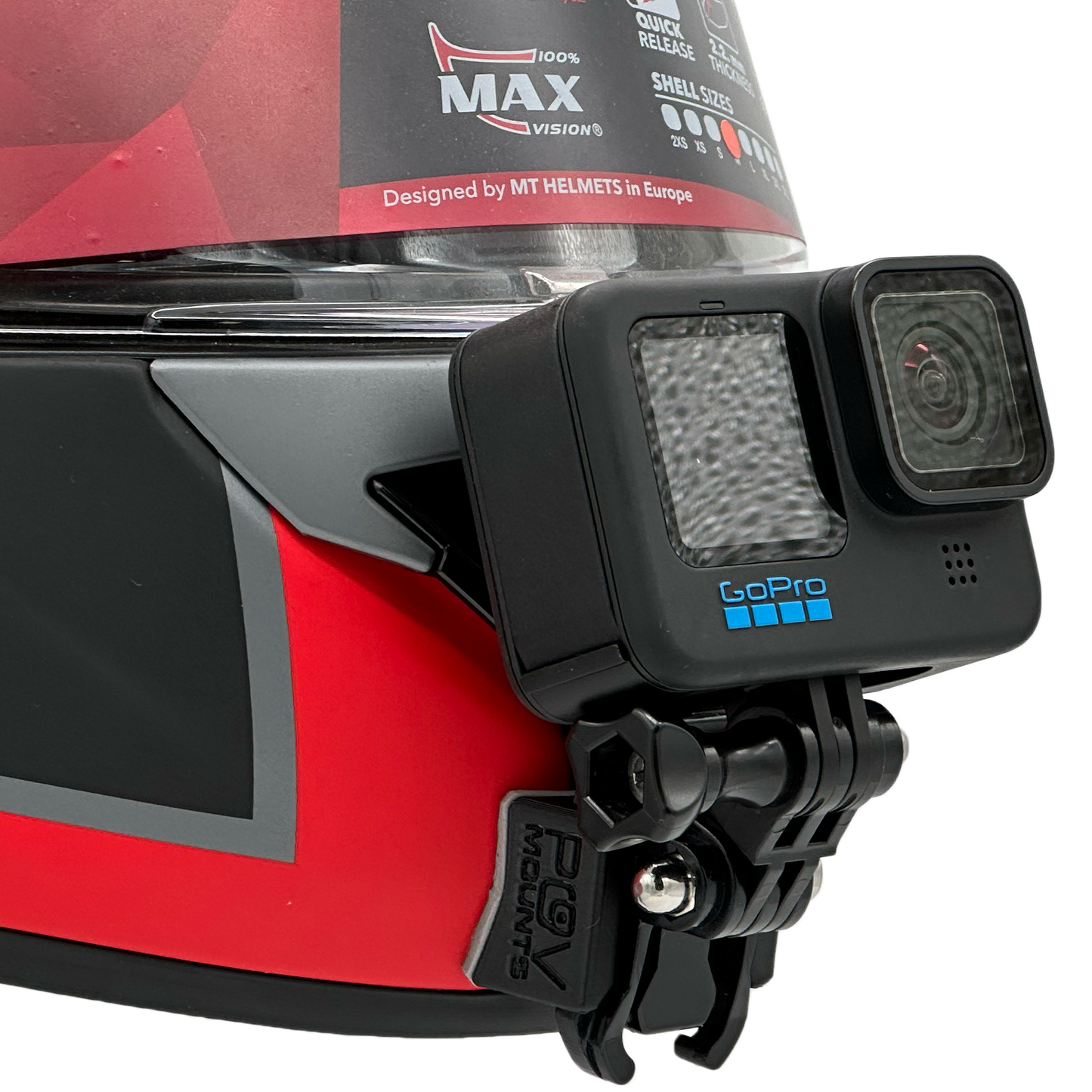 POV Mount for MT HELMETS RAPIDE / RAPIDE PRO