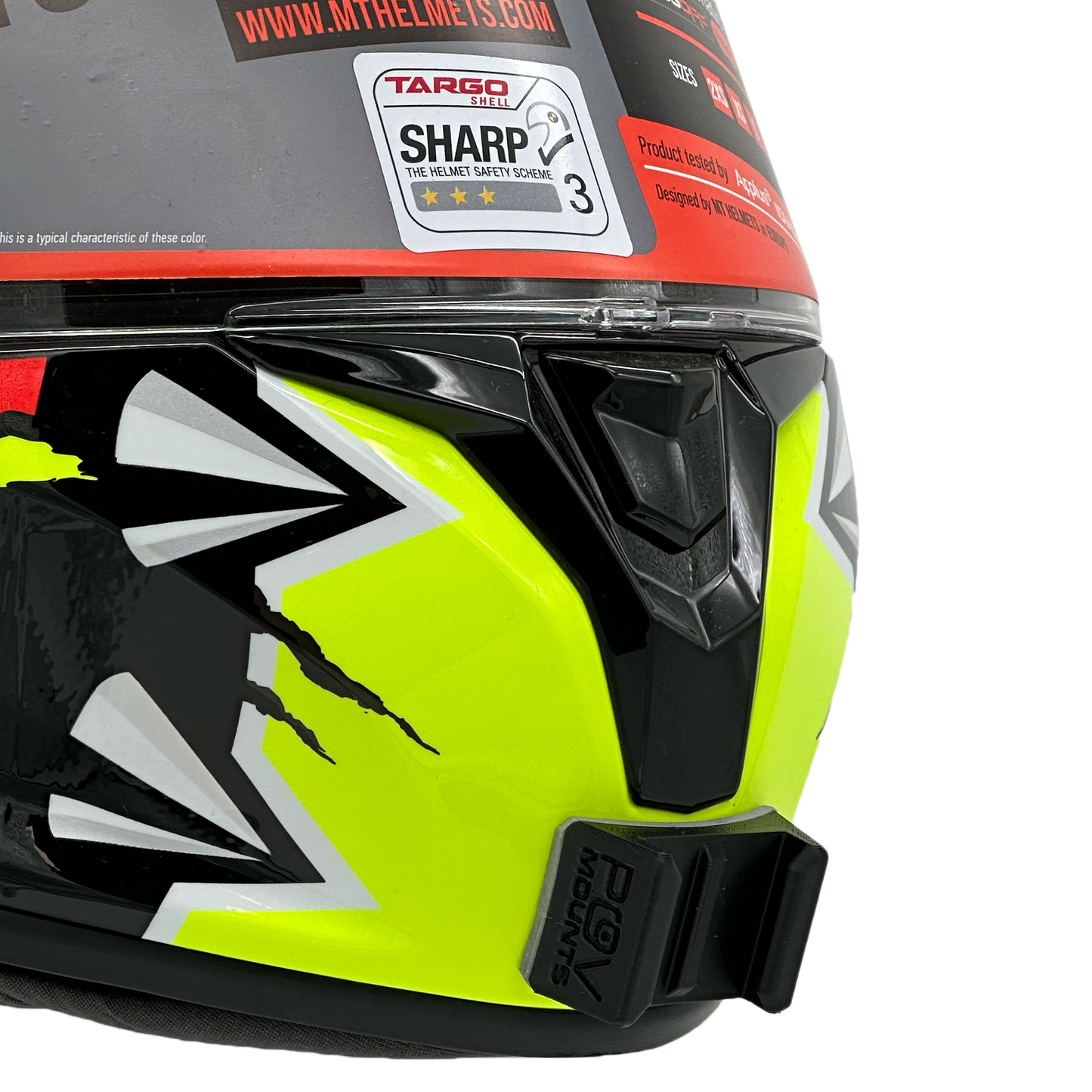 POV Mount for MT HELMETS TARGO