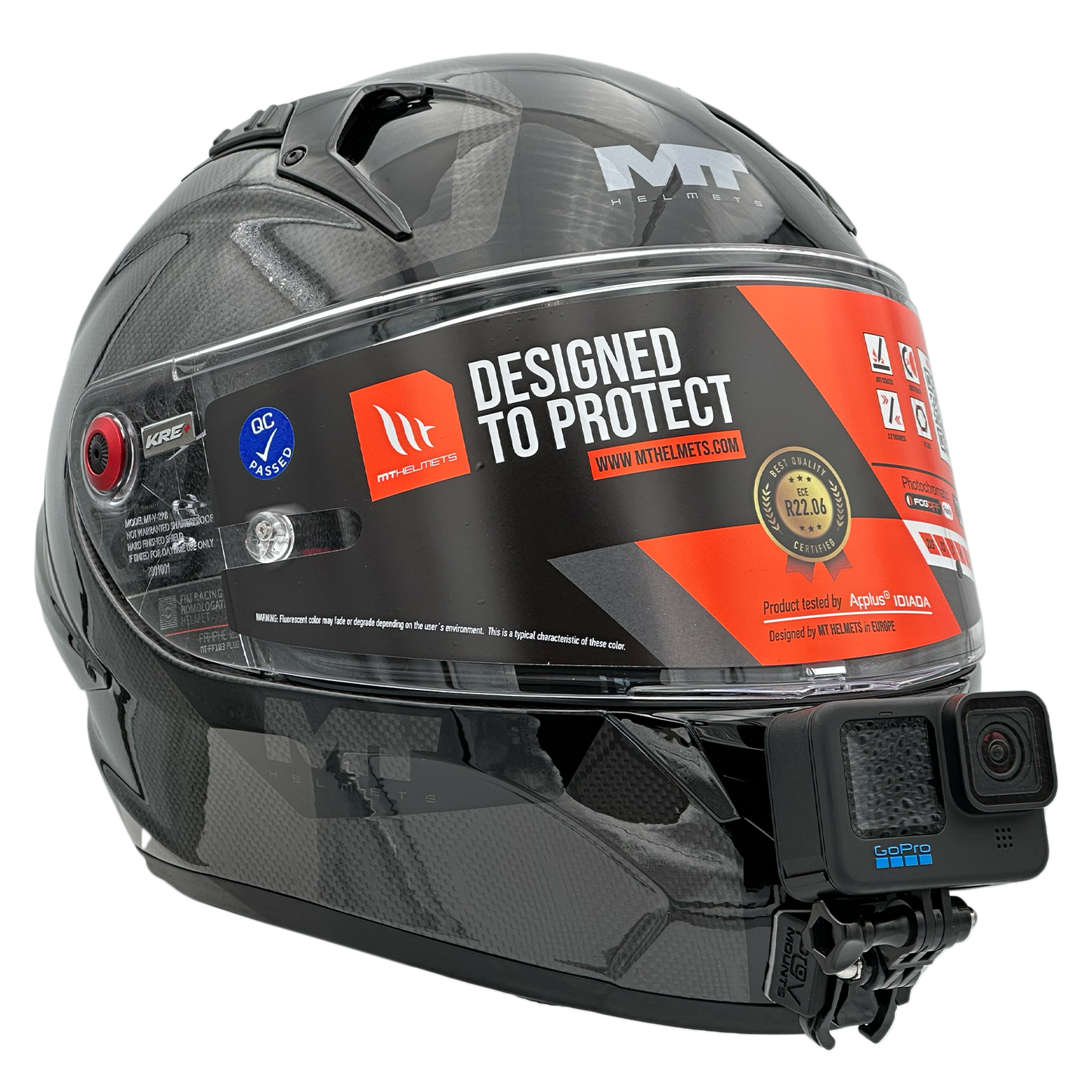 POV Mount for MT HELMETS KRE+
