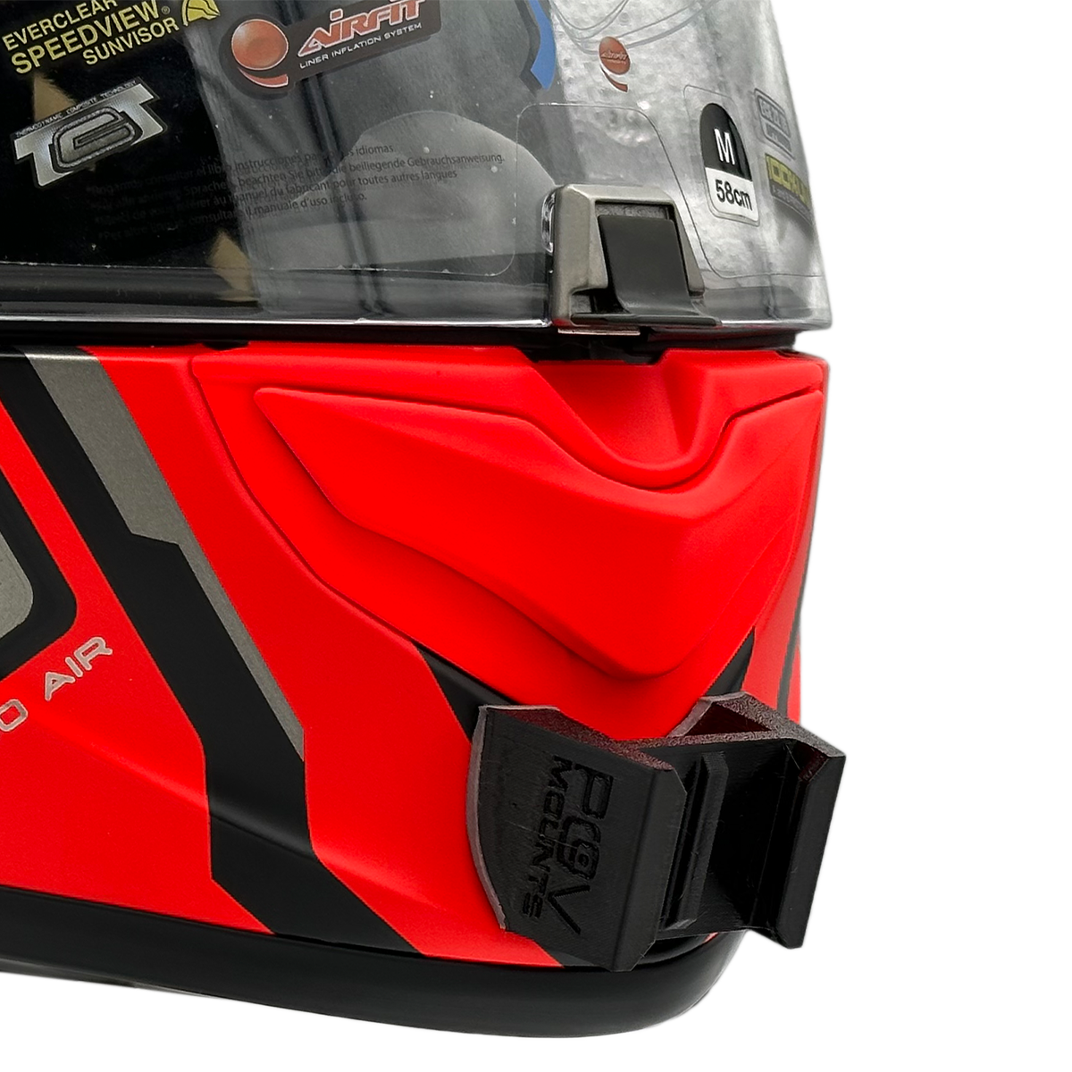 POV Mount for SCORPION EXO-1400 CARBON AIR / EXO-1400 AIR / EXO-1400 EVO AIR / EXO-ST 1400 AIR