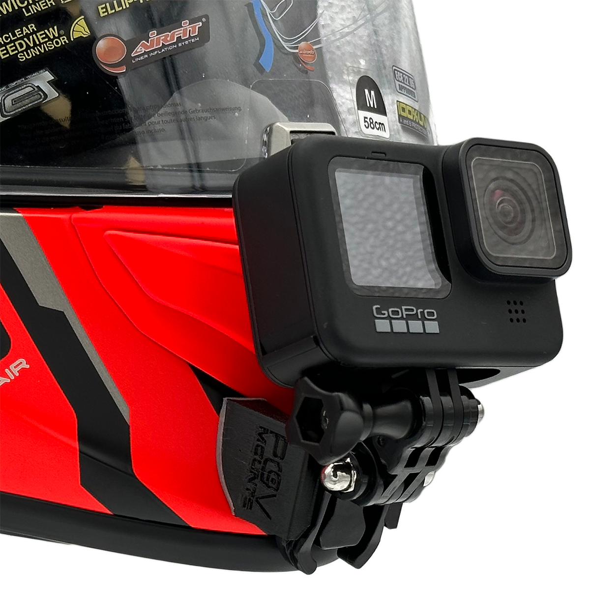 POV Mount for SCORPION EXO-1400 CARBON AIR / EXO-1400 AIR / EXO-1400 EVO AIR / EXO-ST 1400 AIR
