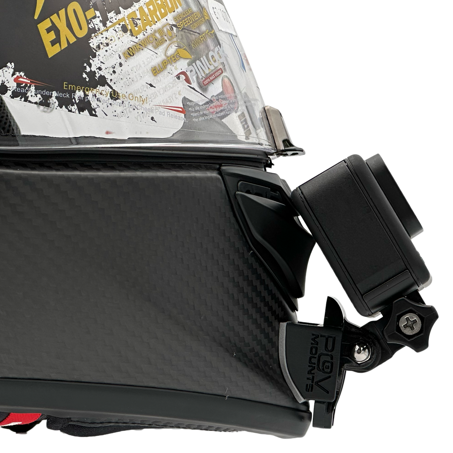 POV Mount for SCORPION EXO-1400 CARBON AIR / EXO-1400 AIR / EXO-1400 EVO AIR / EXO-1400 EVO II AIR