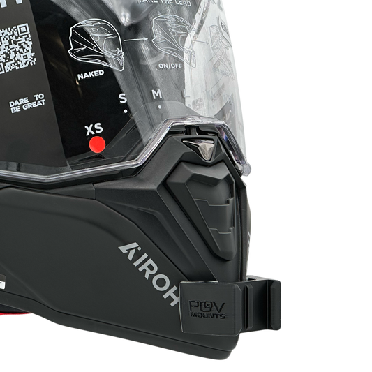 POV Mount for AIROH COMMANDER / COMMANDER 2 / GS PURE