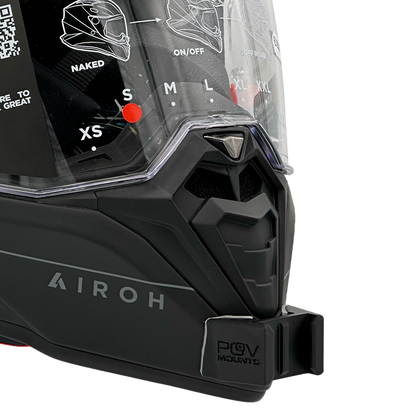 POV Mount for AIROH COMMANDER / COMMANDER 2 / GS PURE