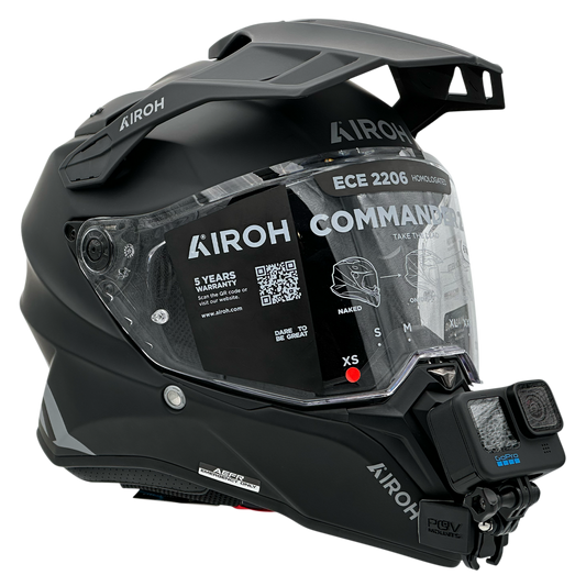 POV Mount for AIROH COMMANDER / COMMANDER 2 / GS PURE