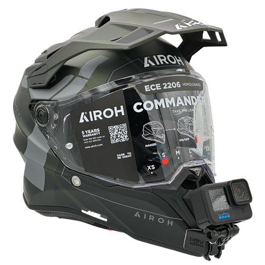 POV Mount for AIROH COMMANDER / COMMANDER 2 / GS PURE