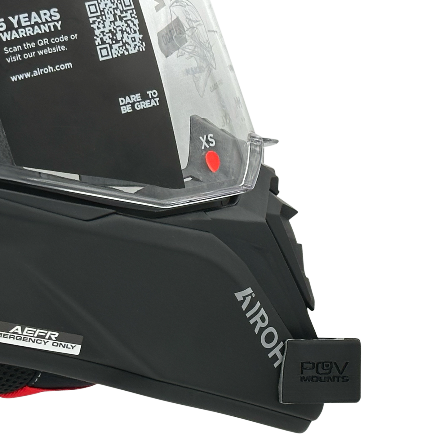 POV Mount for AIROH COMMANDER / COMMANDER 2 / GS PURE