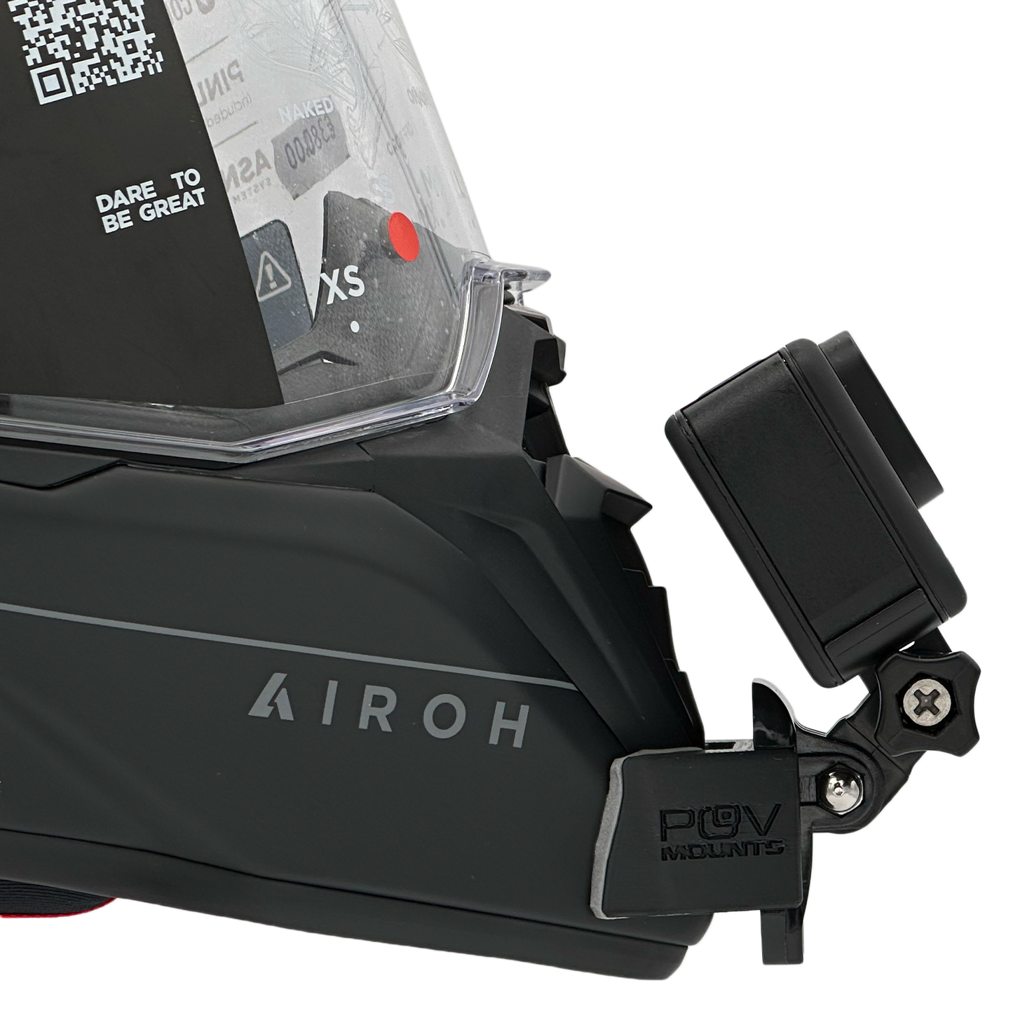 POV Mount for AIROH COMMANDER / COMMANDER 2 / GS PURE