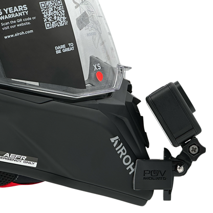 POV Mount for AIROH COMMANDER / COMMANDER 2 / GS PURE