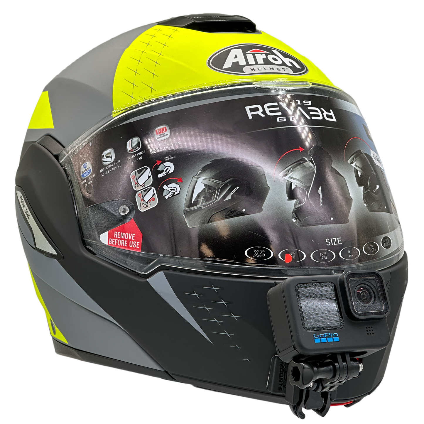 POV Mount for AIROH REV 19