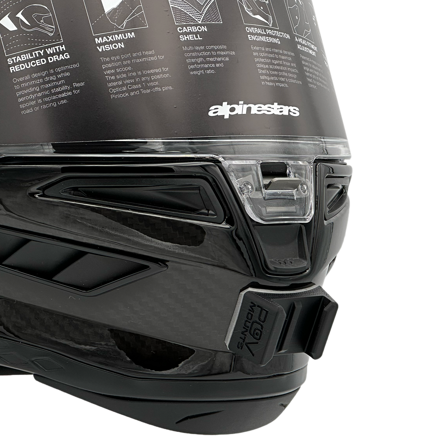 POV Mount for ALPINESTARS SUPERTECH R10