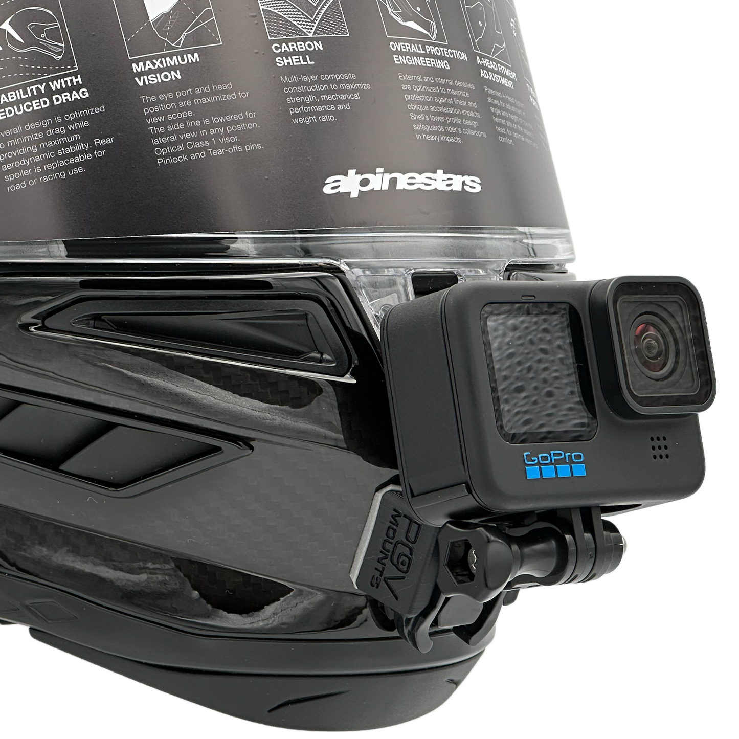 POV Mount for ALPINESTARS SUPERTECH R10