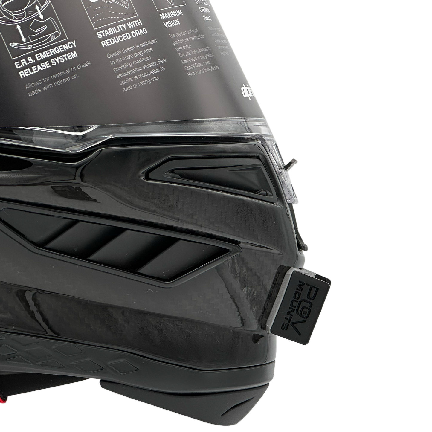 POV Mount for ALPINESTARS SUPERTECH R10