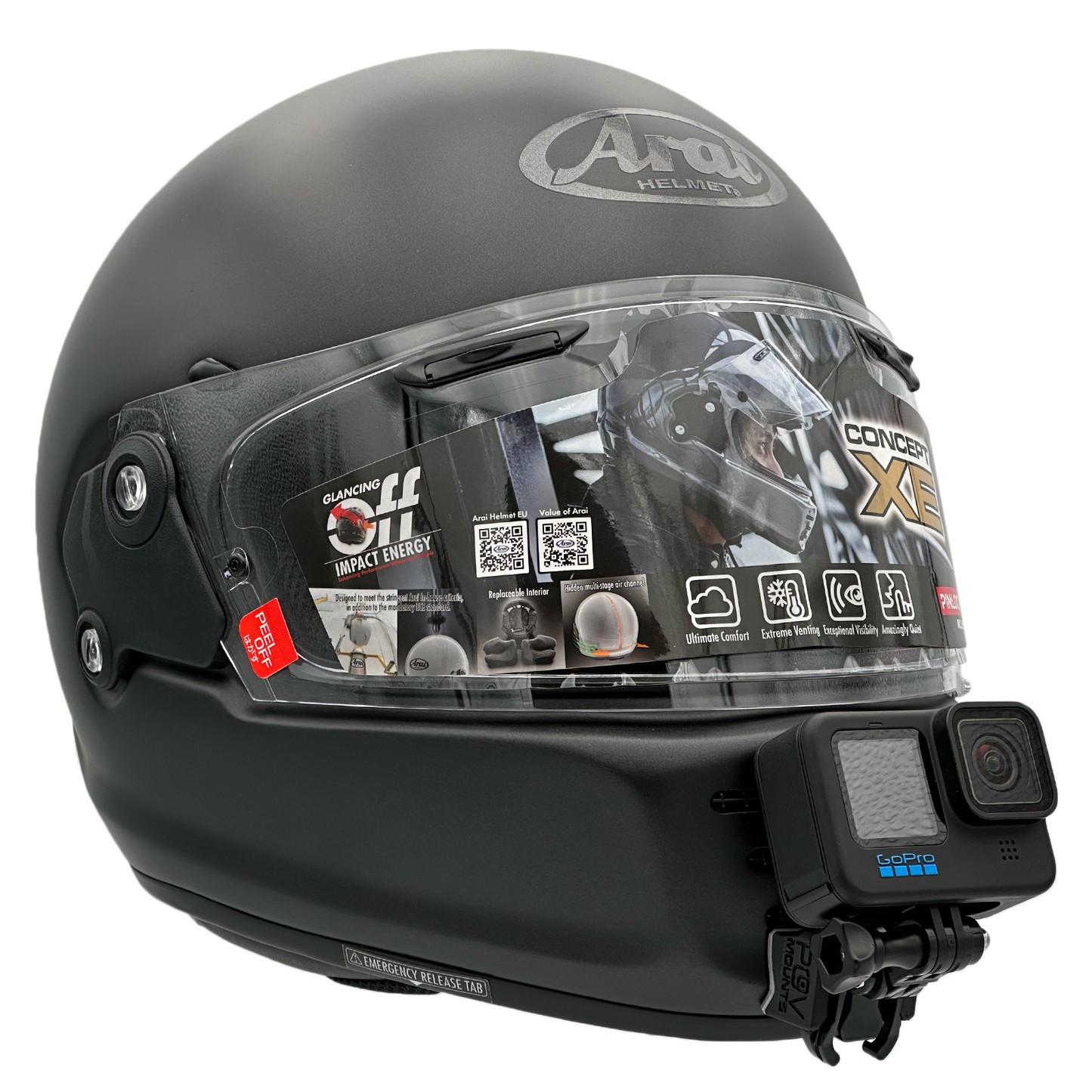 POV Mount for ARAI CONCEPT-X / XE