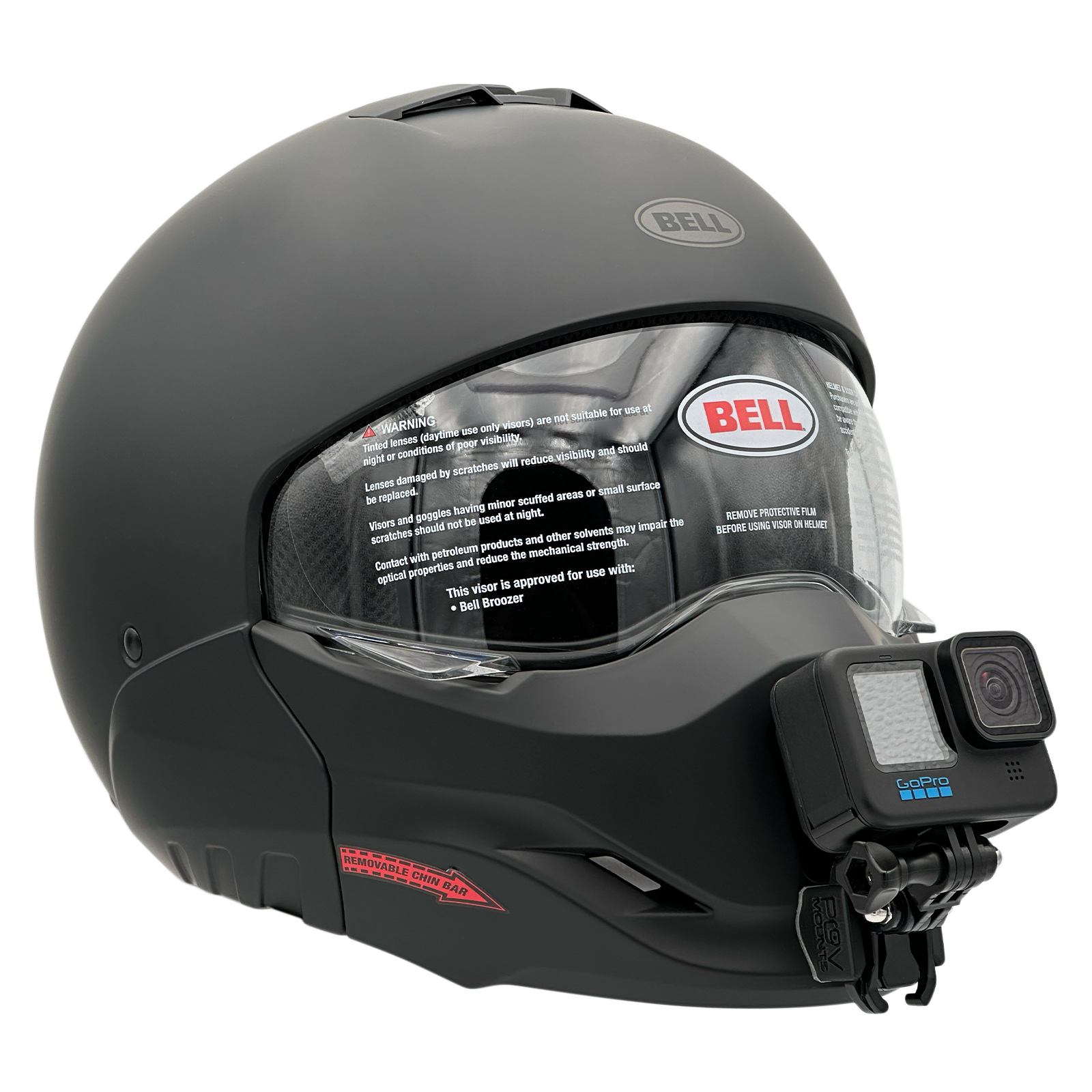 bell broozer helmet visor POV Mount for BELL BROOZER – POV Mounts