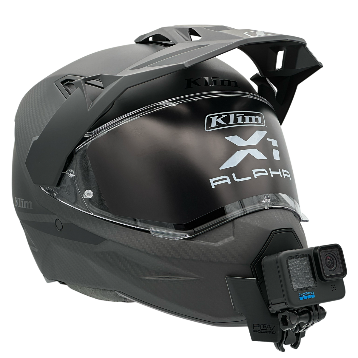 POV Mount pour Klim X1 Alpha