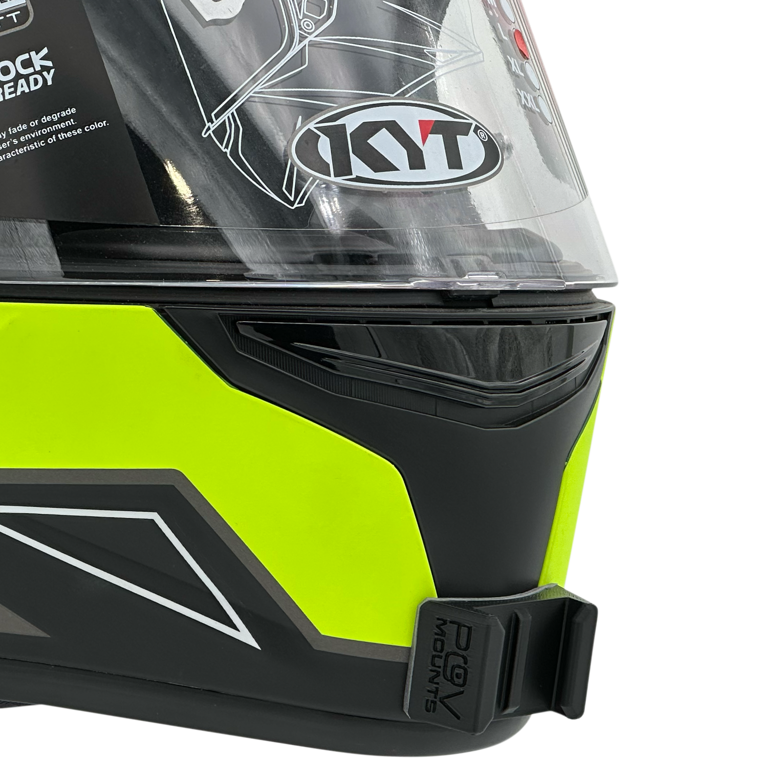 POV Mount para KYT TT-Course / TT-Revo