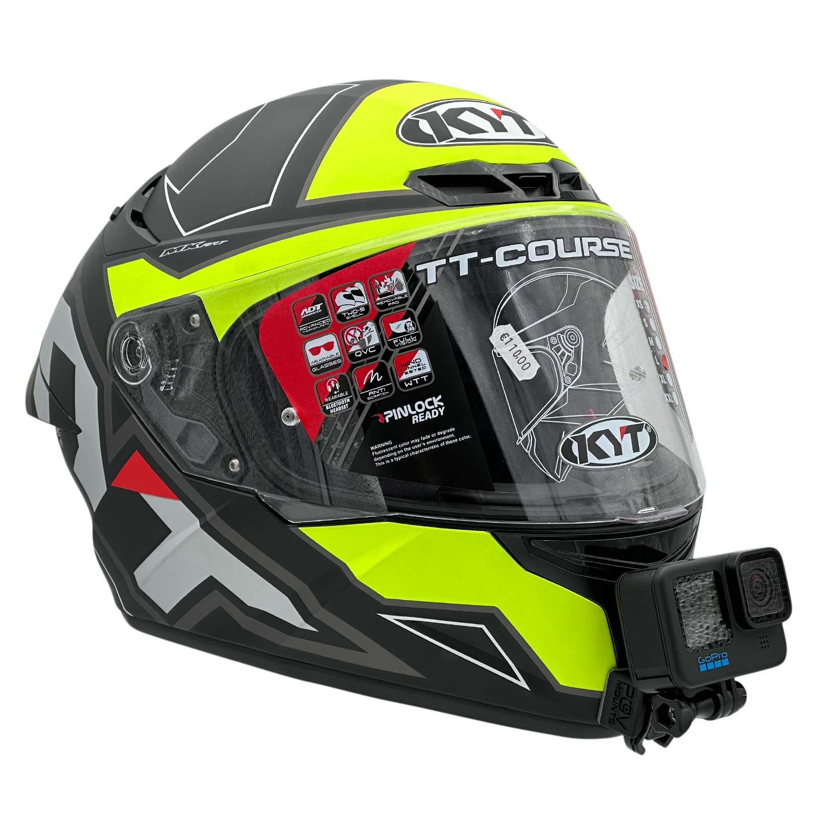 POV Mount para KYT TT-Course / TT-Revo