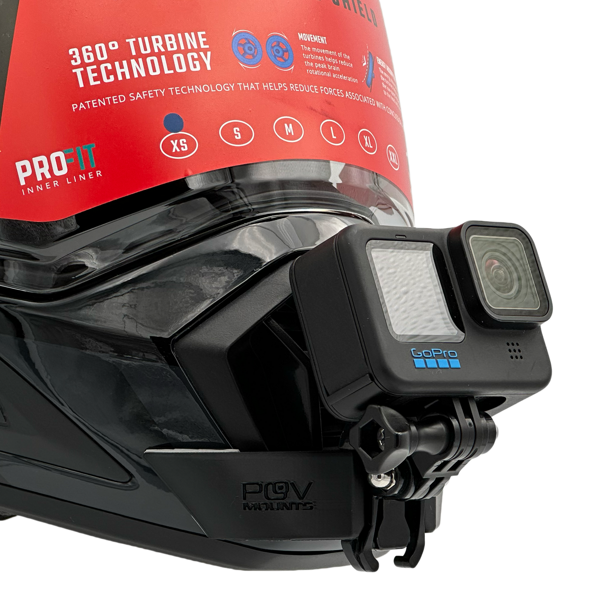 POV Mount para Leatt ADV 7.5 / 8.5 / 9.5