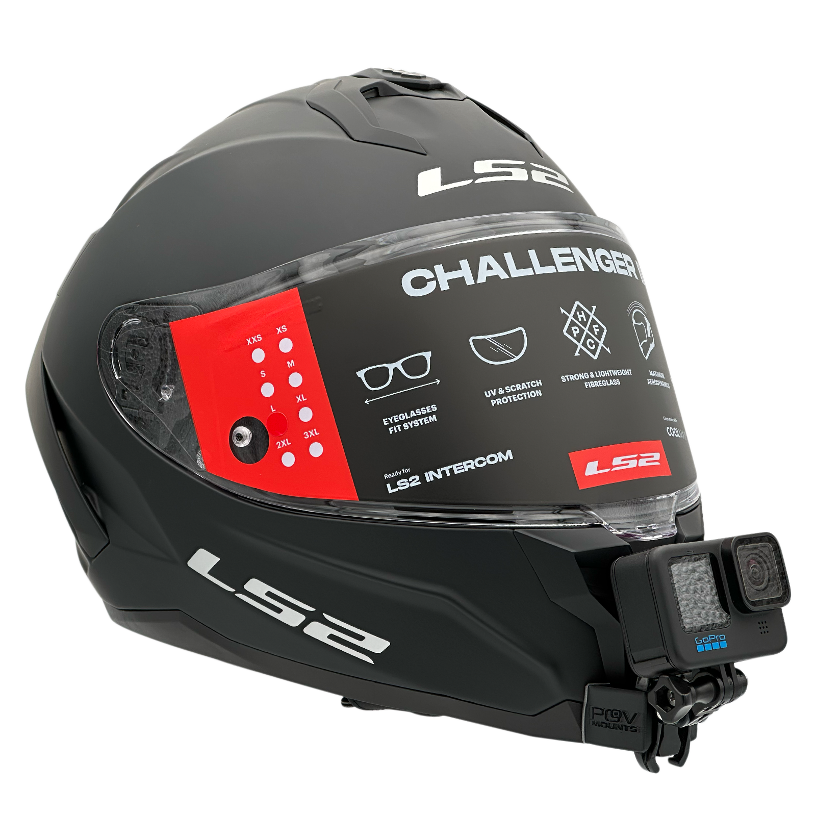 POV Mount für LS2 FF327 Challenger