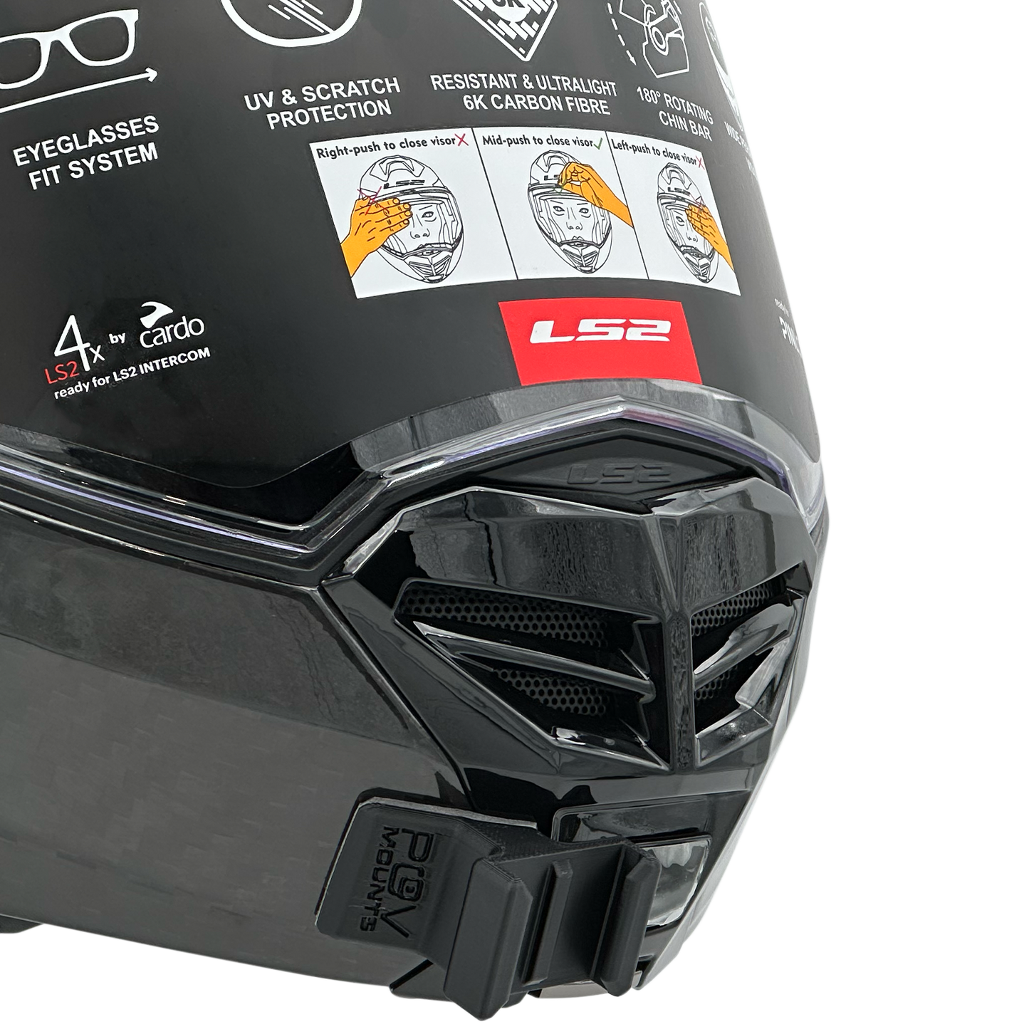 POV Mount for LS2 FF901 ADVANT X