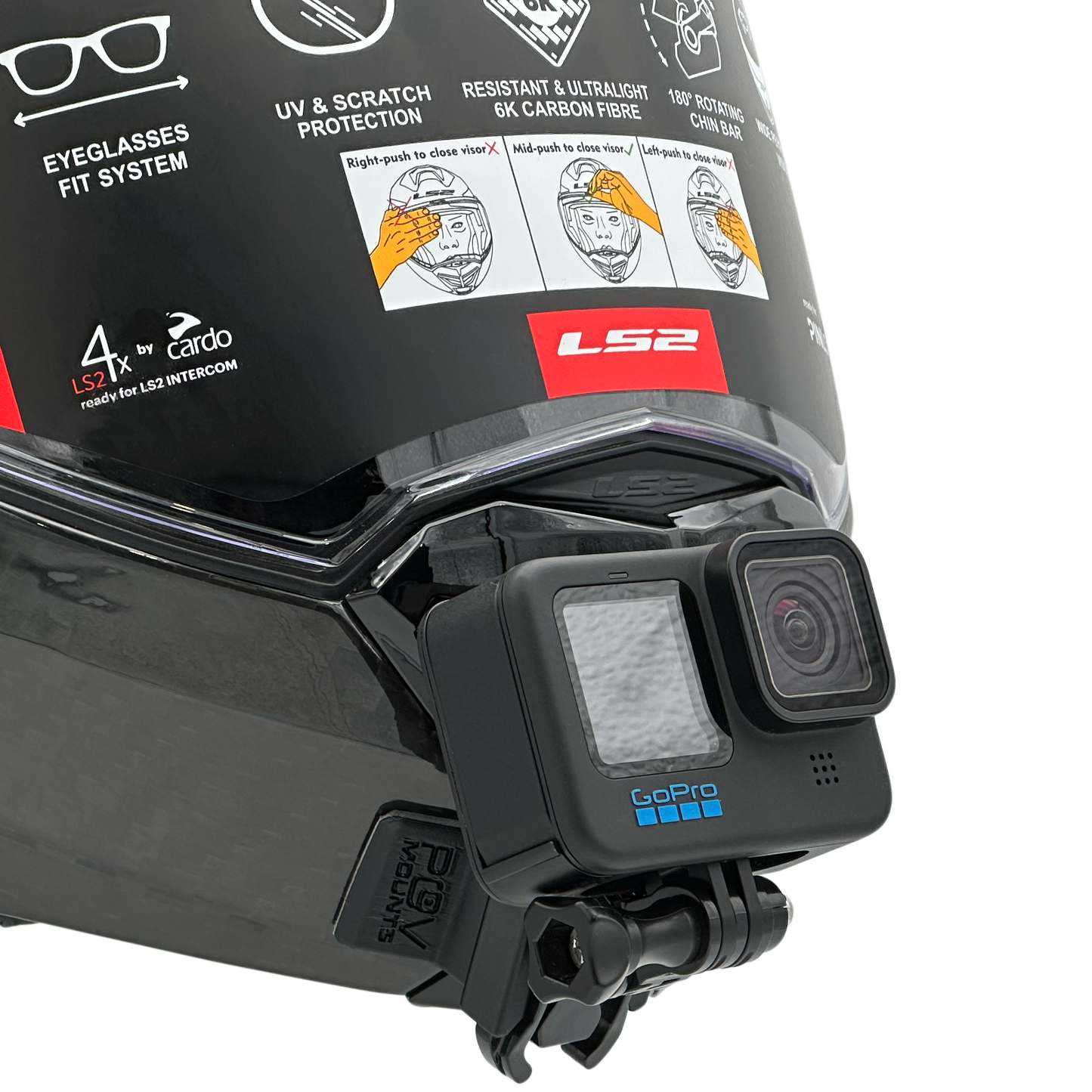 POV Mount for LS2 FF901 ADVANT X