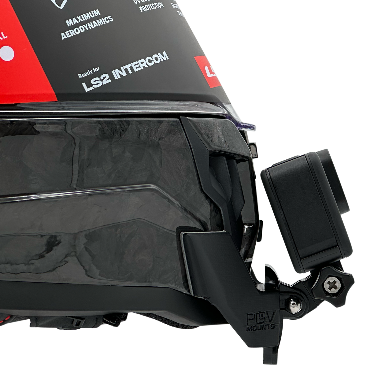 POV Mount pour LS2 FF807 Dragon / Dragon Carbon