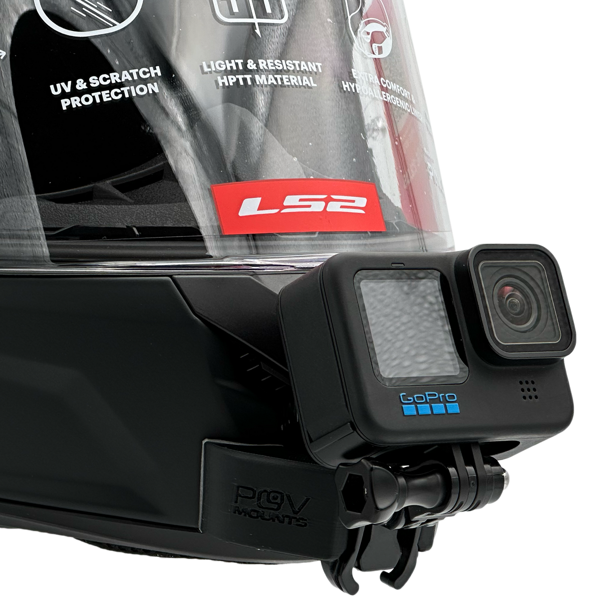 POV Mount pour LS2 FF820 Rapid III