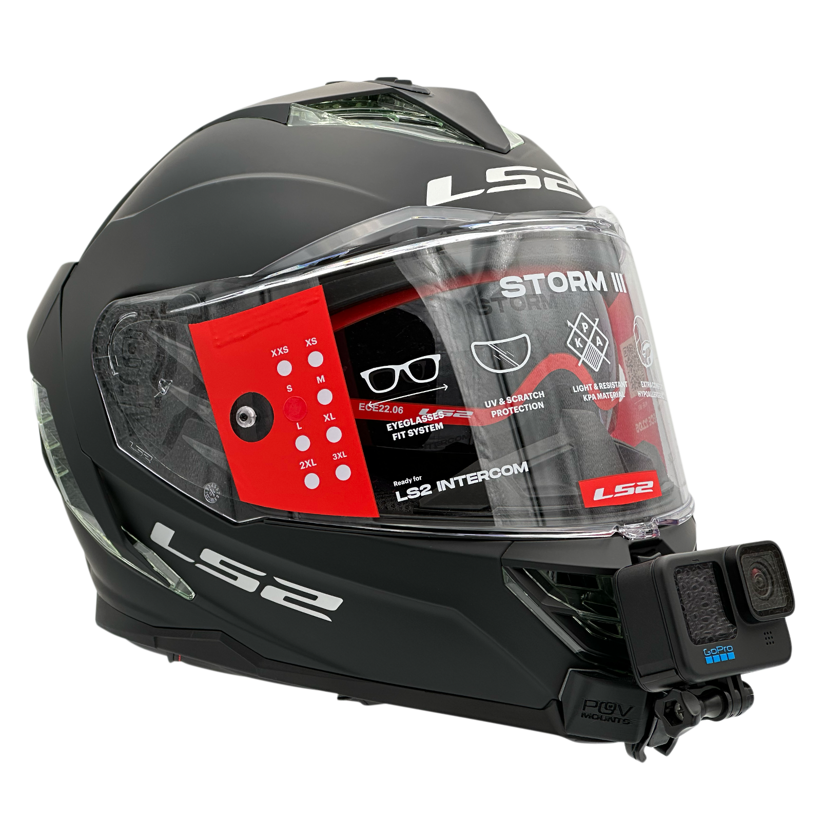 POV Mount pour LS2 FF818 Storm III