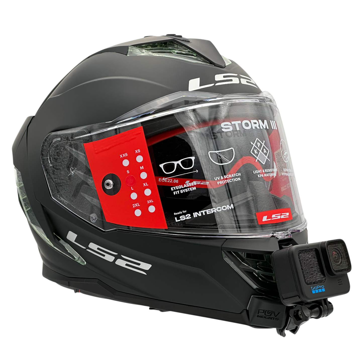 POV Mount for LS2 FF818 STORM III