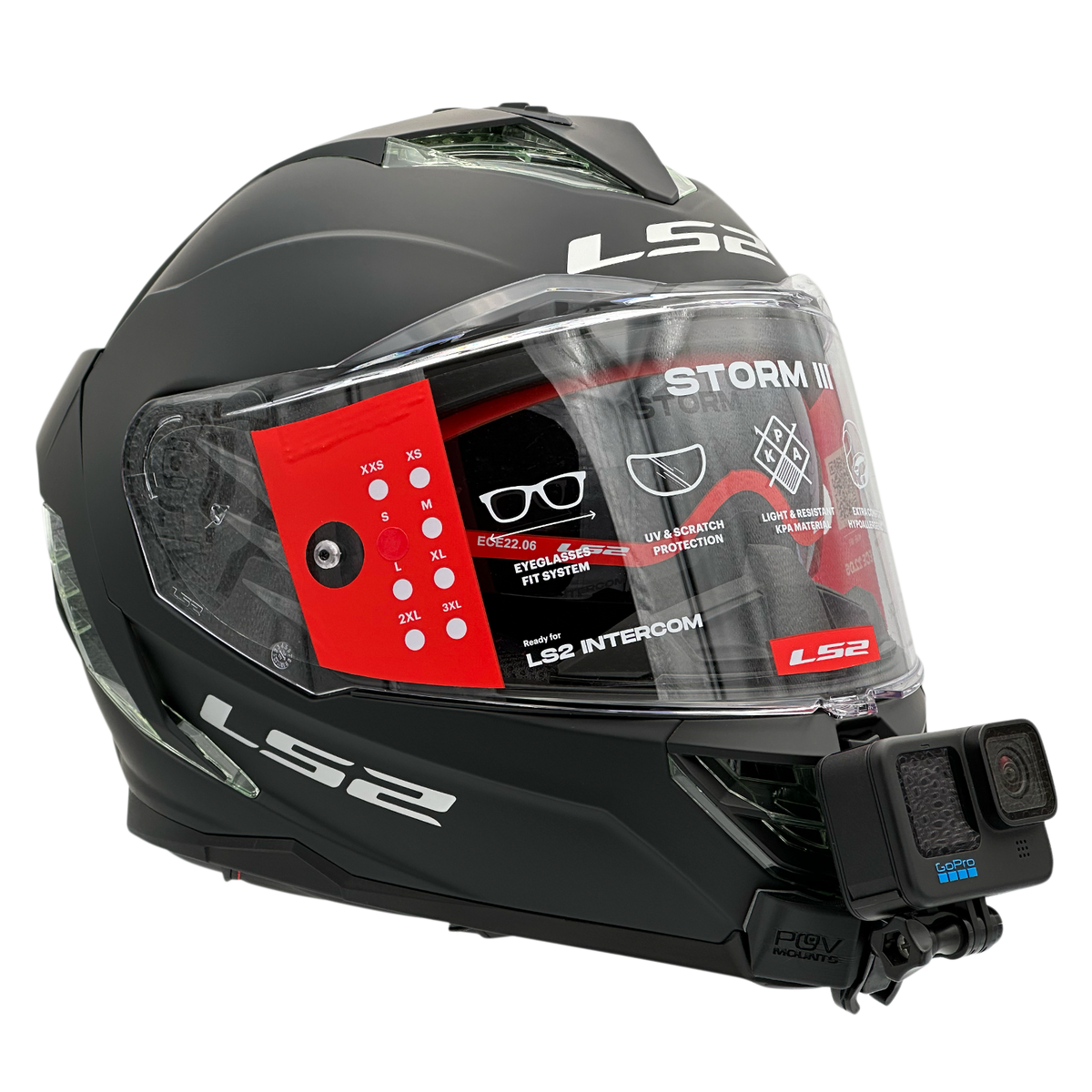 POV Mount für LS2 FF818 Storm III