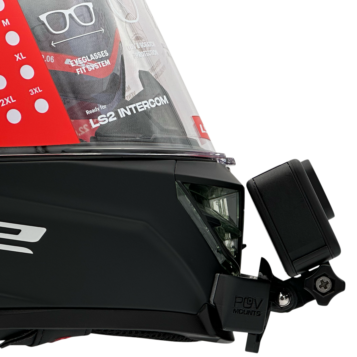 POV Mount pour LS2 FF818 Storm III