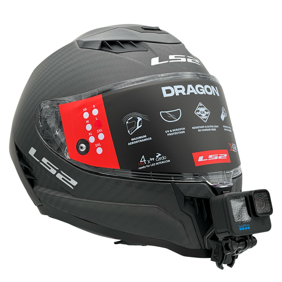 POV Mount für LS2 FF807 Dragon / Dragon Carbon