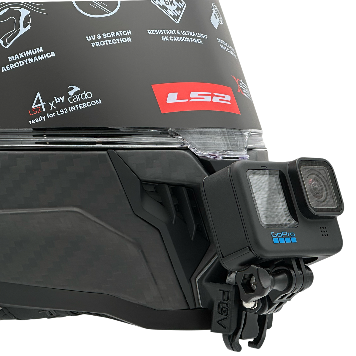 POV Mount pour LS2 FF807 Dragon / Dragon Carbon