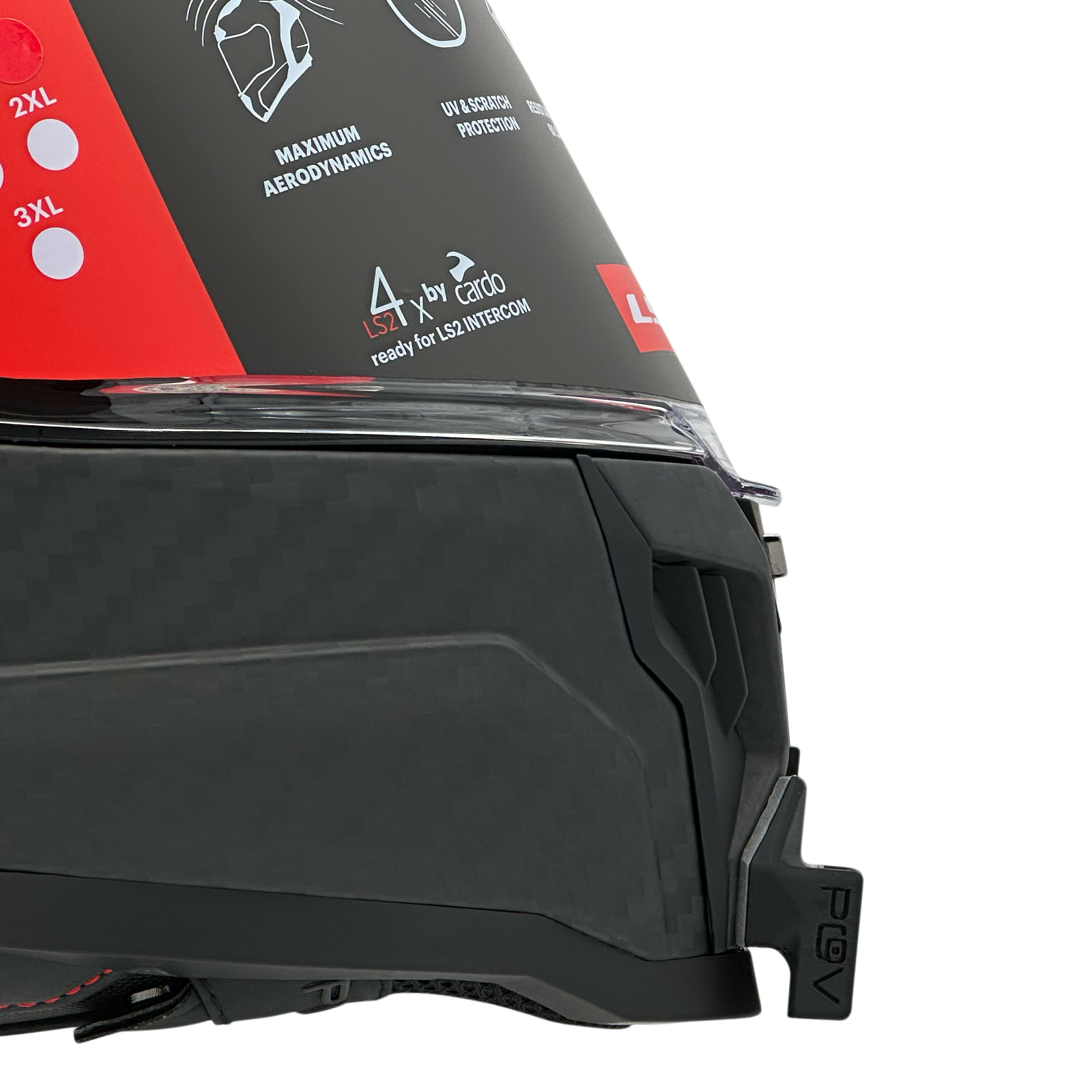 POV Mount pour LS2 FF807 Dragon / Dragon Carbon