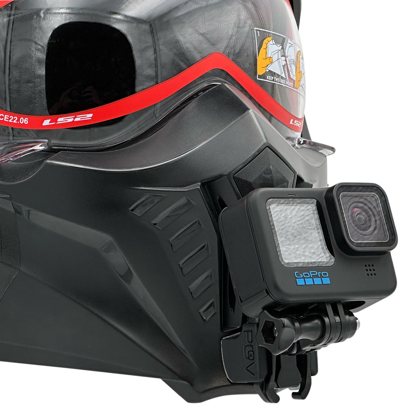 POV Mount for LS2 OF606 DRIFTER