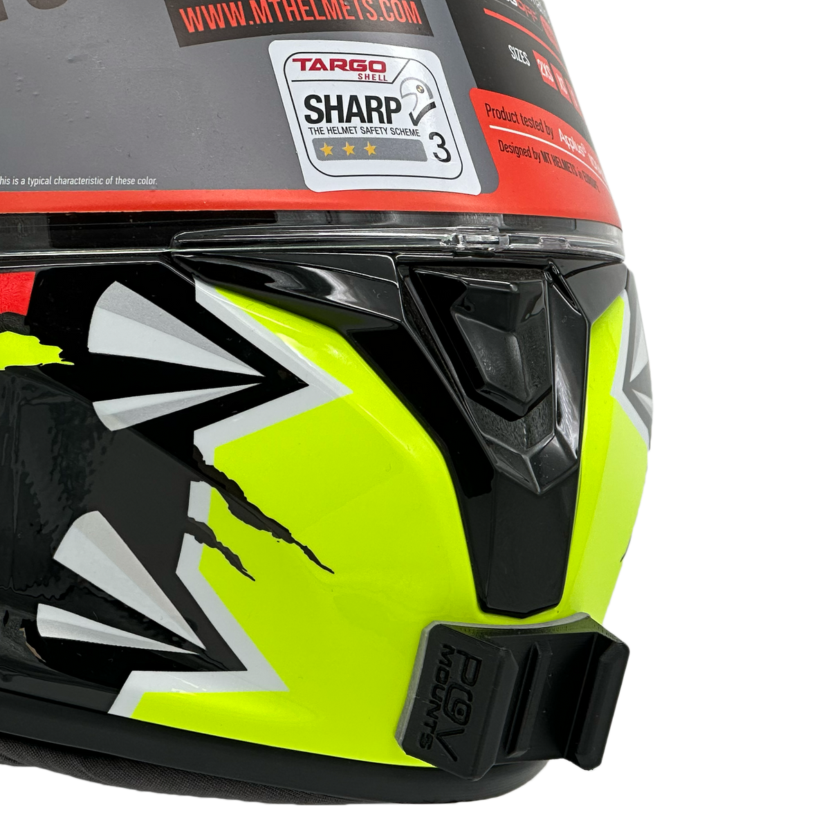 POV Mount für MT Helmets Targo