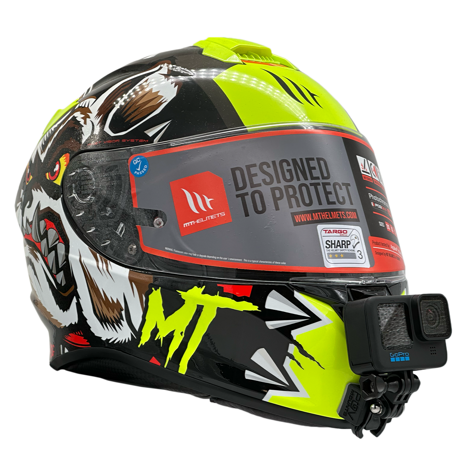 POV Mount für MT Helmets Targo