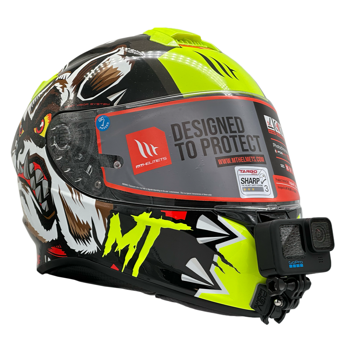 POV Mount für MT Helmets Targo