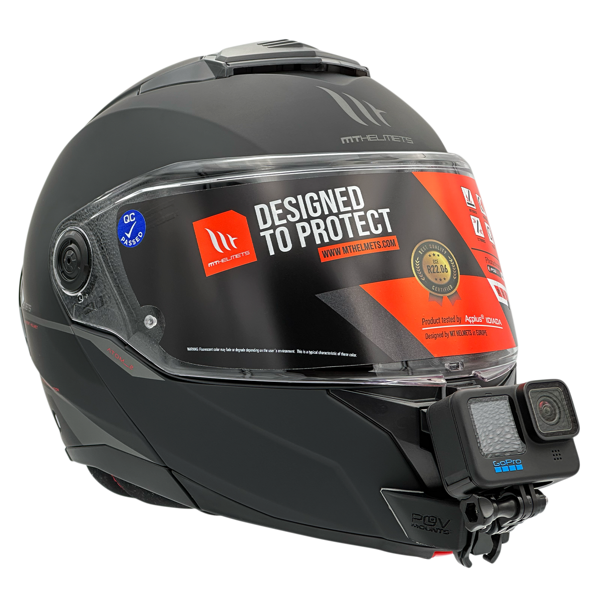 POV Mount para MT Helmets Atom 2