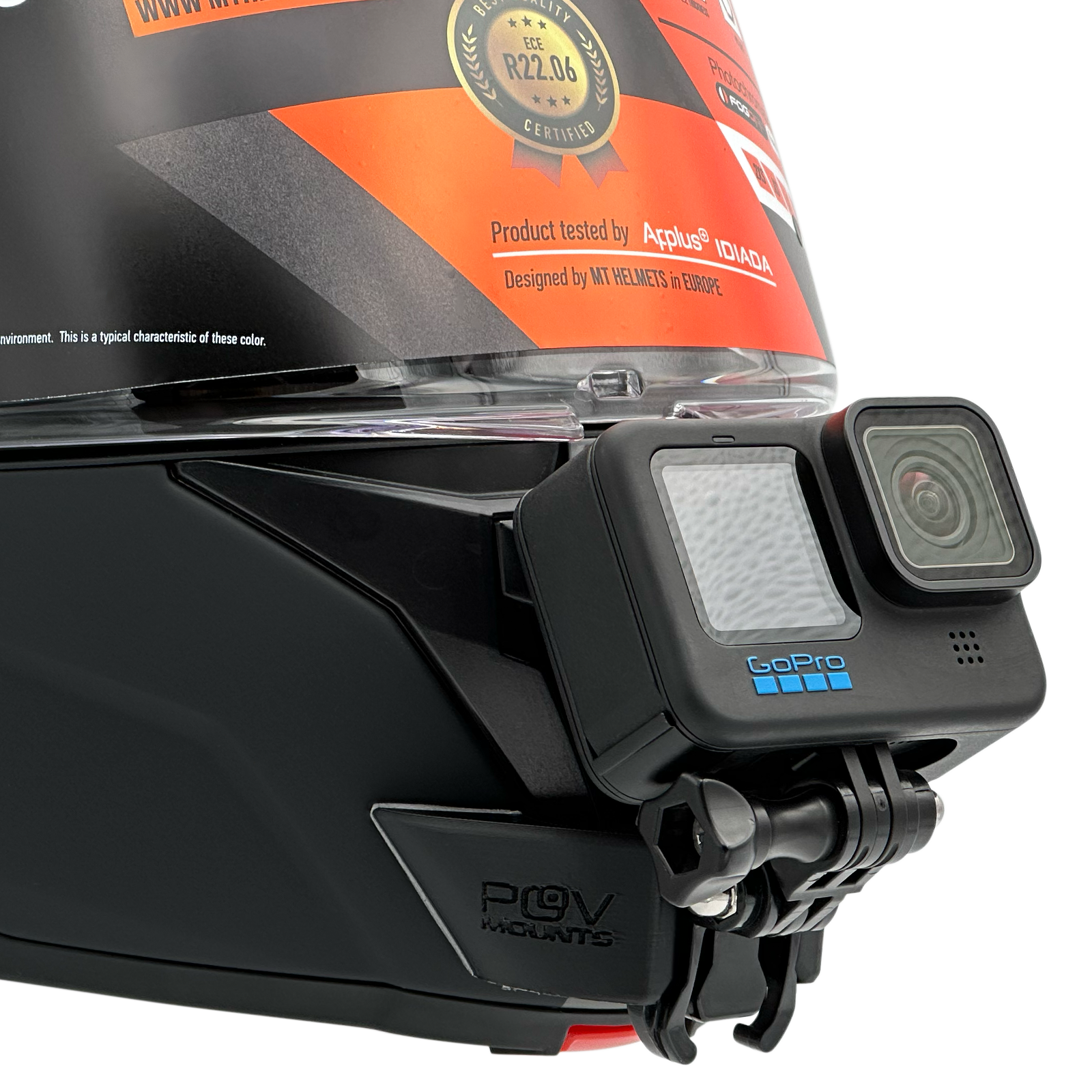 POV Mount para MT Helmets Atom 2
