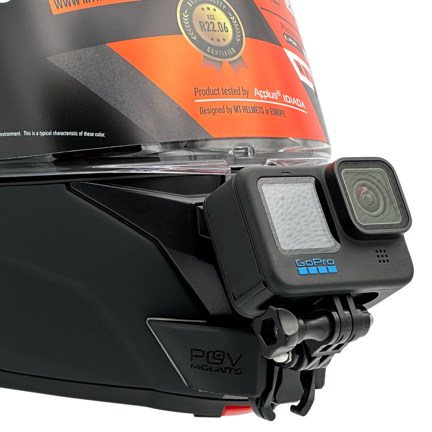 POV Mount for MT HELMETS ATOM 2