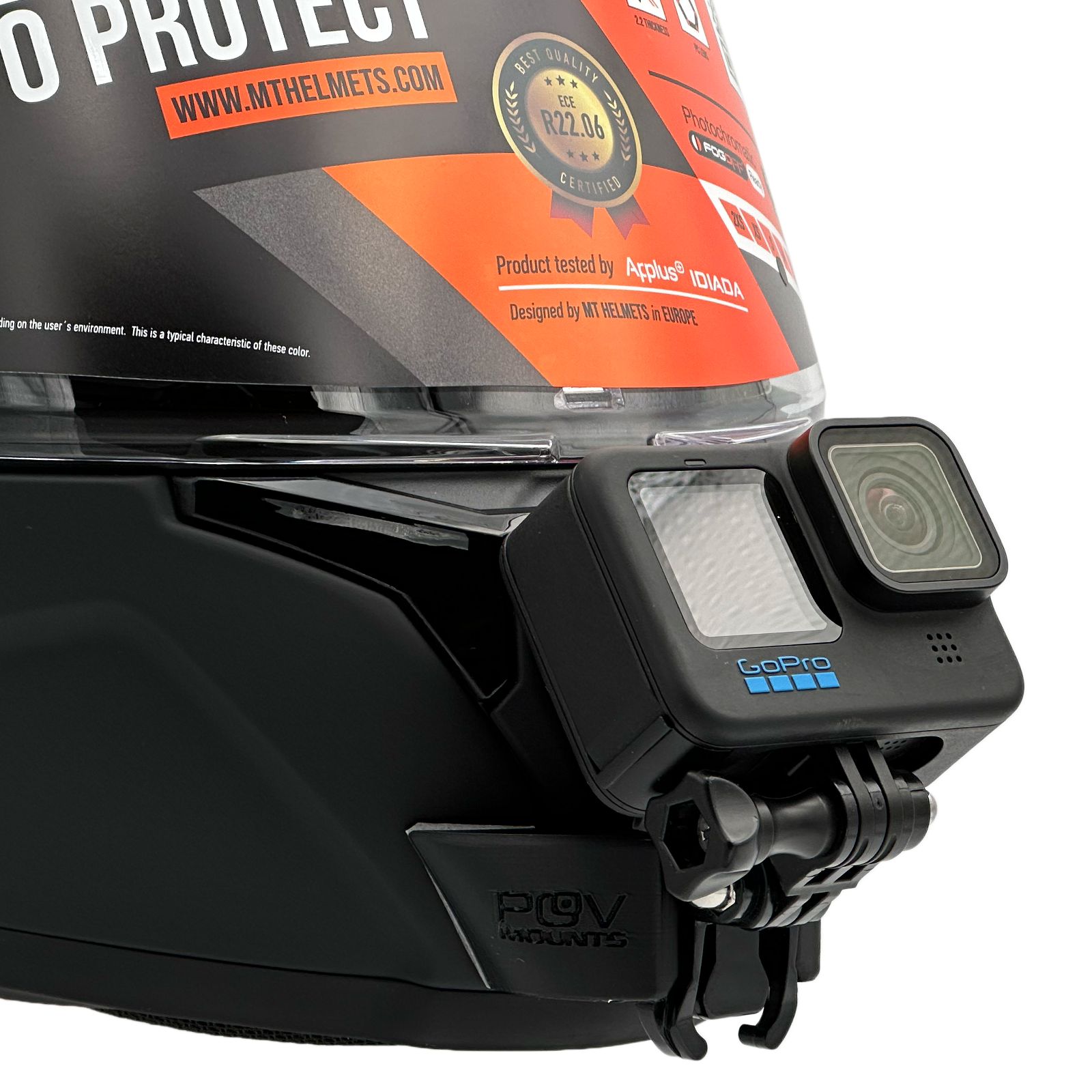 POV Mount para MT Helmets Thunder 4