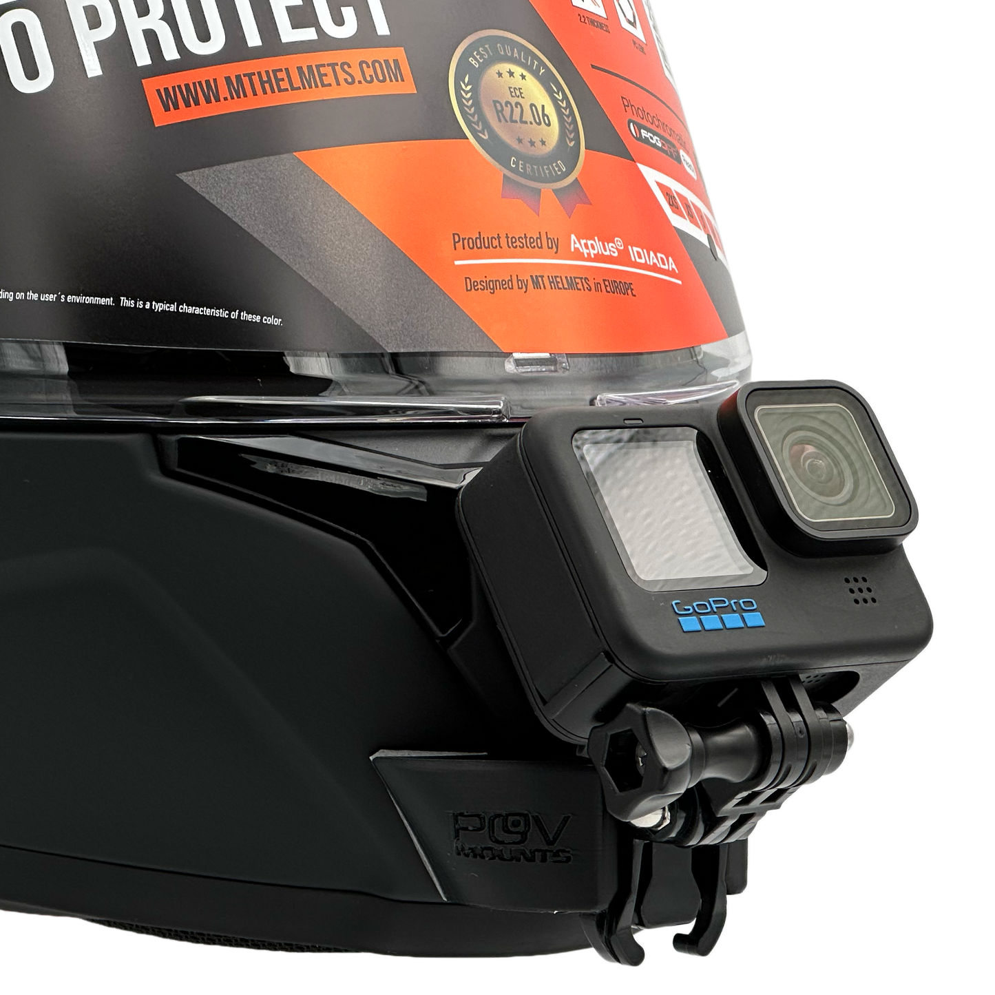 POV Mount for MT HELMETS THUNDER 4