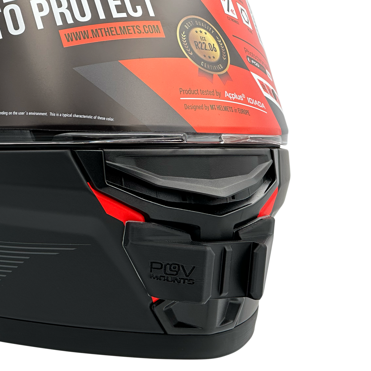 POV Mount for MT HELMETS STINGER 2